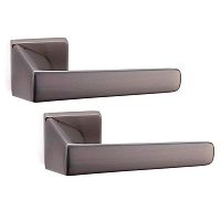 Ручки на розетте SYSTEM Concordia (RO11) BBN черный матовый никель